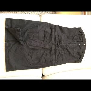 Beautiful black denim mini dress